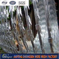 ISO certified galvanized razor blade wire from anping shengsen factory